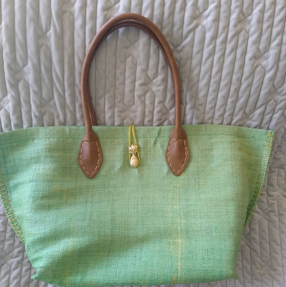 - Lilly Pulitzer tote pineapple women's - Picture 1 of 9